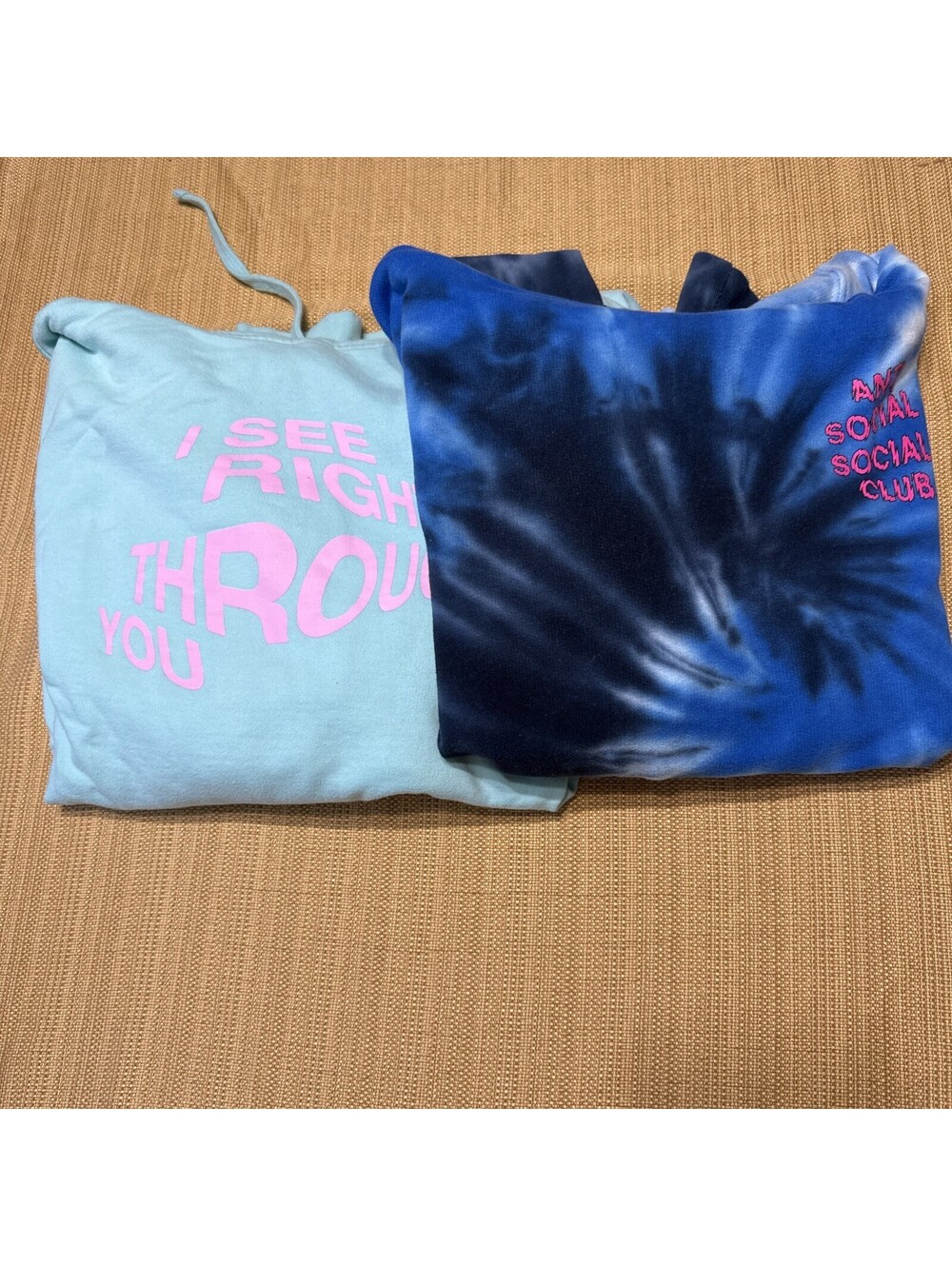 Lot Of 2 Anti Social Social Club Hoodies Size Small